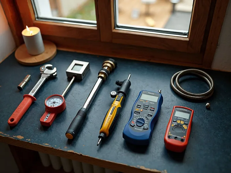 Messgeräte für die Heizungsdiagnose: Manometer, Abgasanalysegerät und Multimeter in Raesfeld
